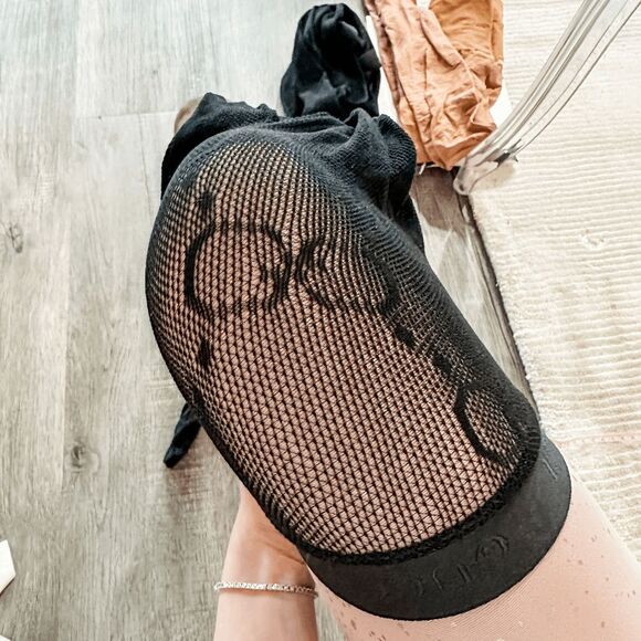 Brand new Gucci Black Lurex Big GG Knit Tights Size Small - Picture 2 of 4